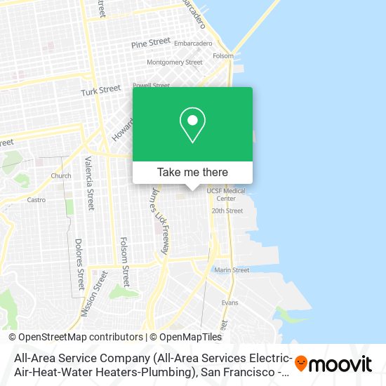 All-Area Service Company (All-Area Services Electric-Air-Heat-Water Heaters-Plumbing) map