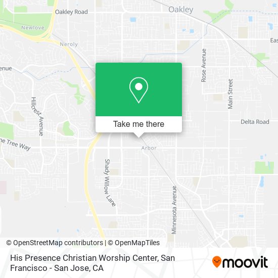 His Presence Christian Worship Center map