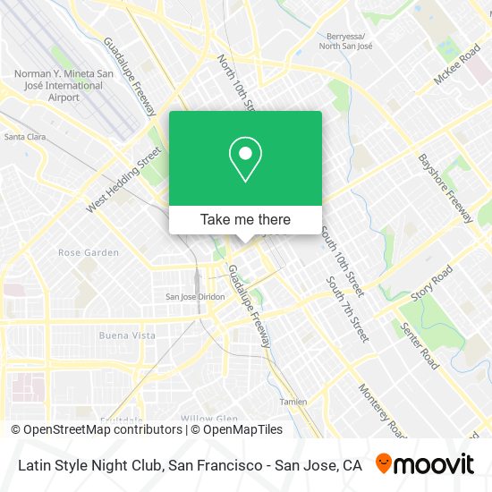 Latin Style Night Club map