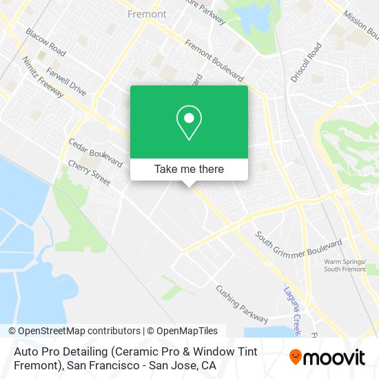 Auto Pro Detailing (Ceramic Pro & Window Tint Fremont) map