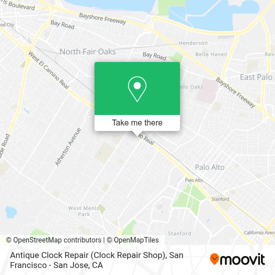 Antique Clock Repair (Clock Repair Shop) map