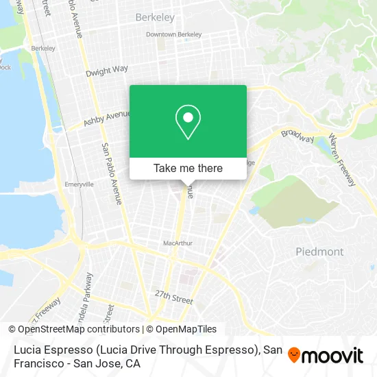 Mapa de Lucia Espresso (Lucia Drive Through Espresso)