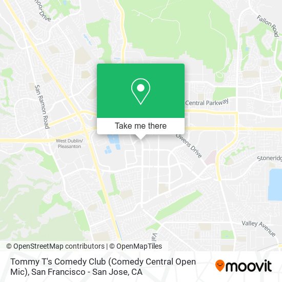 Tommy T's Comedy Club (Comedy Central Open Mic) map