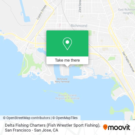 Mapa de Delta Fishing Charters (Fish Wrestler Sport Fishing)