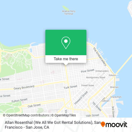 Mapa de Allan Rosenthal (We All We Got Rental Solutions)