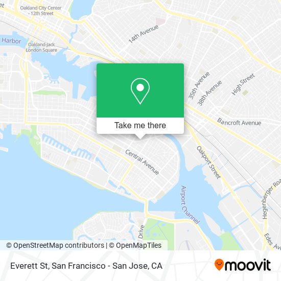 Everett St map