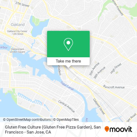 Mapa de Gluten Free Culture (Gluten Free Pizza Garden)