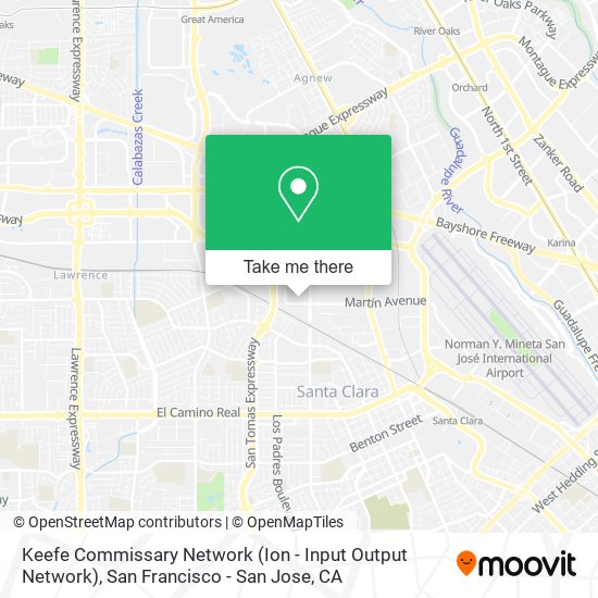 Mapa de Keefe Commissary Network (Ion - Input Output Network)