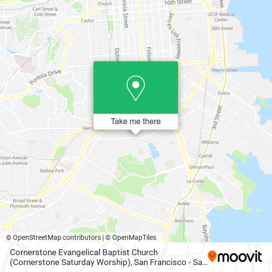 Mapa de Cornerstone Evangelical Baptist Church (Cornerstone Saturday Worship)