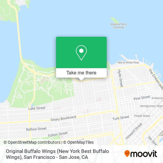 Mapa de Original Buffalo Wings (New York Best Buffalo Wings)