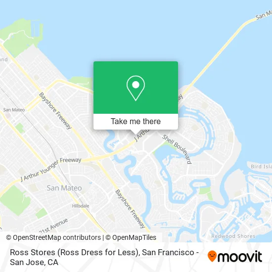 Ross Stores (Ross Dress for Less) map