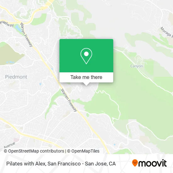 Pilates with Alex map