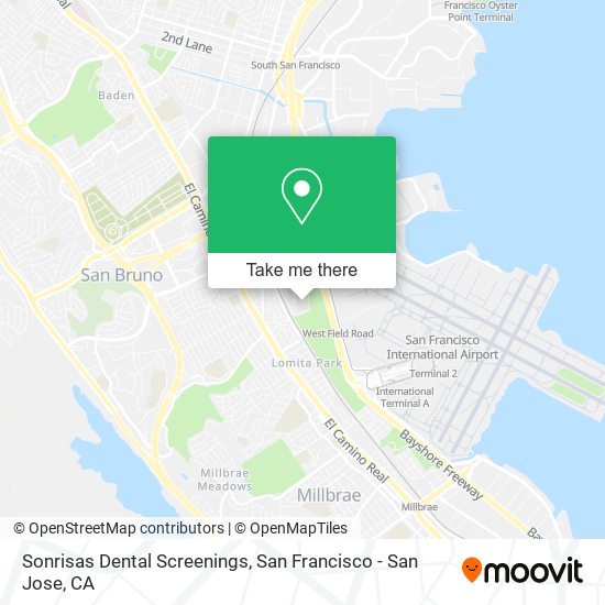 Sonrisas Dental Screenings map