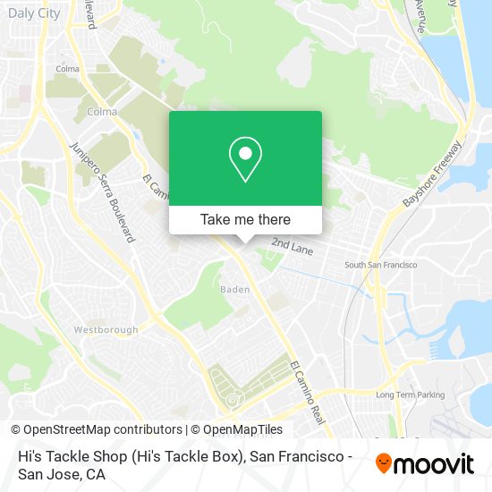 Mapa de Hi's Tackle Shop