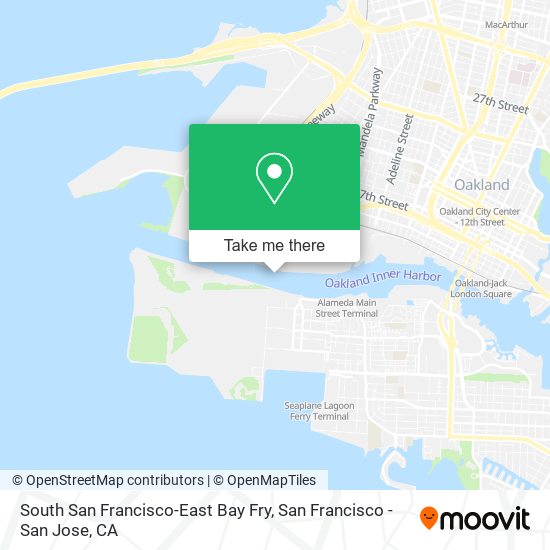 South San Francisco-East Bay Fry map