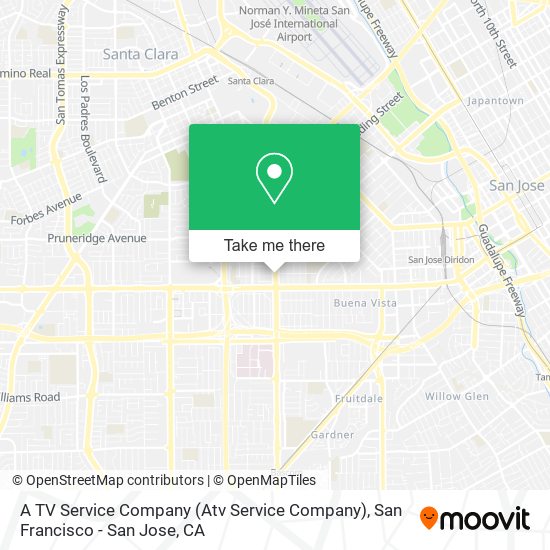 A TV Service Company (Atv Service Company) map