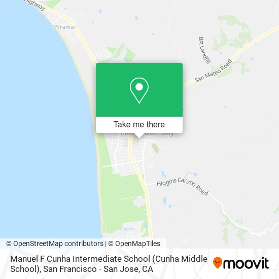 Manuel F Cunha Intermediate School (Cunha Middle School) map