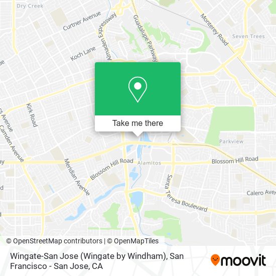 Mapa de Wingate-San Jose (Wingate by Windham)