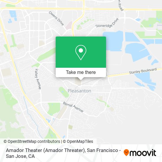 Mapa de Amador Theater (Amador Threater)