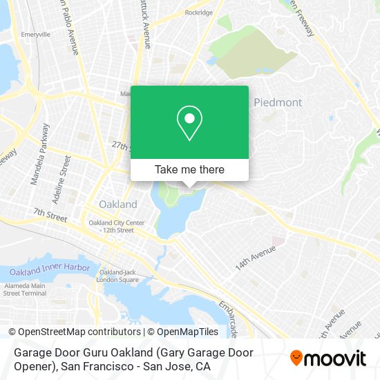 Mapa de Garage Door Guru Oakland (Gary Garage Door Opener)