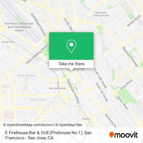 Mapa de E Firehouse Bar & Grill (Firehouse No.1)