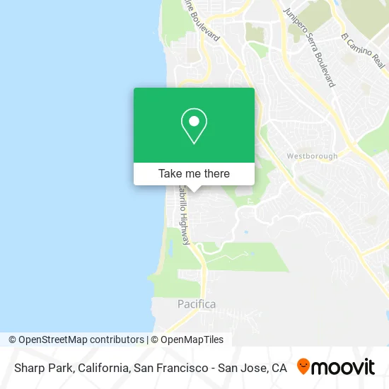 Sharp Park, California map
