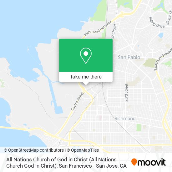 All Nations Church of God in Christ map