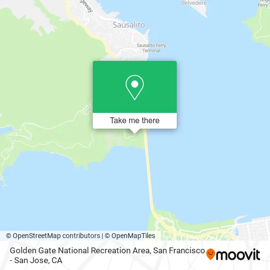 Golden Gate National Recreation Area map