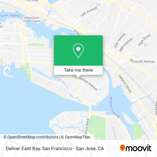 Deliver East Bay map