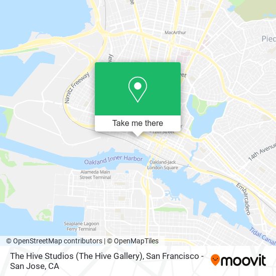 The Hive Studios (The Hive Gallery) map