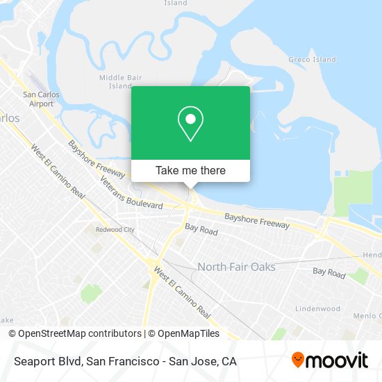 Mapa de Seaport Blvd