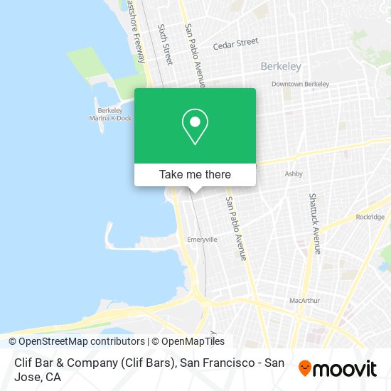Clif Bar & Company (Clif Bars) map