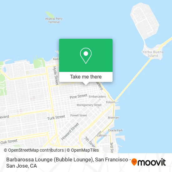 Mapa de Barbarossa Lounge (Bubble Lounge)