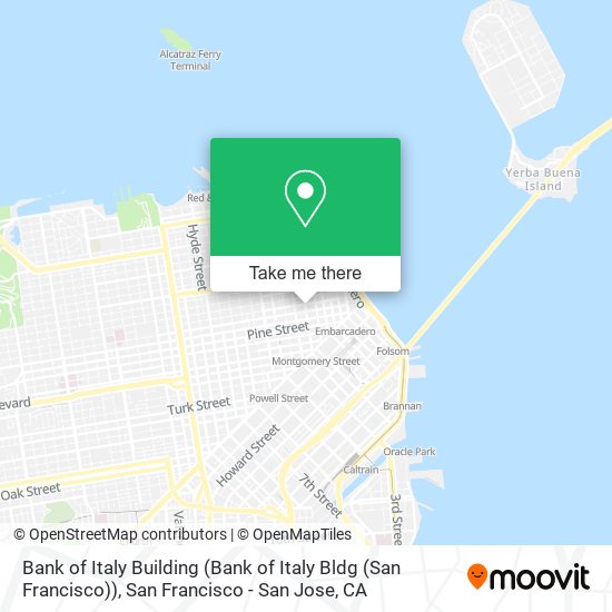 Bank of Italy Building (Bank of Italy Bldg (San Francisco)) map