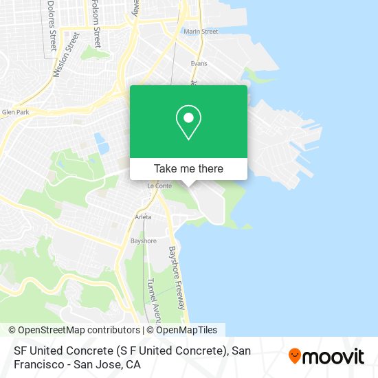 Mapa de SF United Concrete (S F United Concrete)