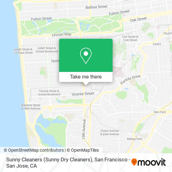 Mapa de Sunny Cleaners (Sunny Dry Cleaners)