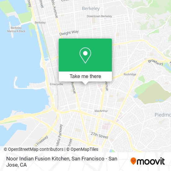 Noor Indian Fusion Kitchen map