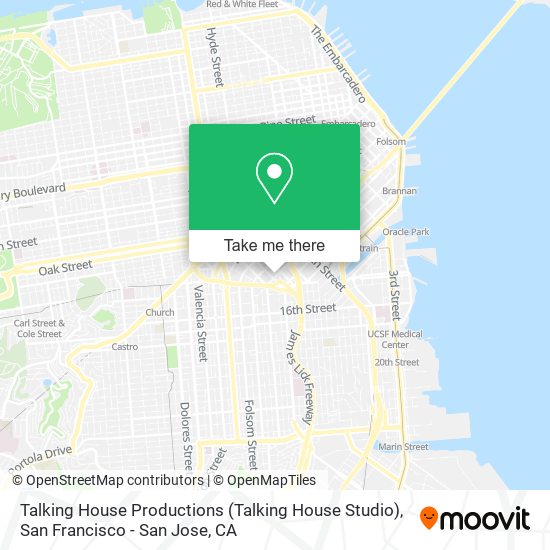 Mapa de Talking House Productions (Talking House Studio)