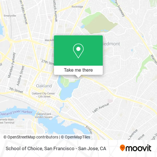 Mapa de School of Choice