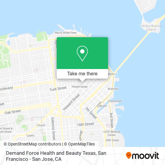 Demand Force Health and Beauty Texas map