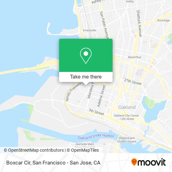 Mapa de Boxcar Cir