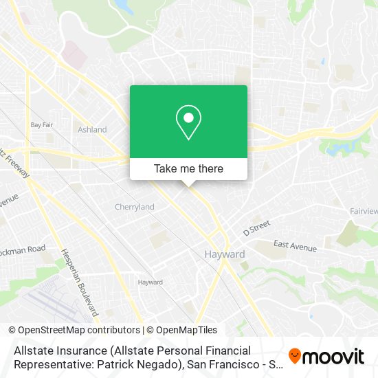 Mapa de Allstate Insurance (Allstate Personal Financial Representative: Patrick Negado)