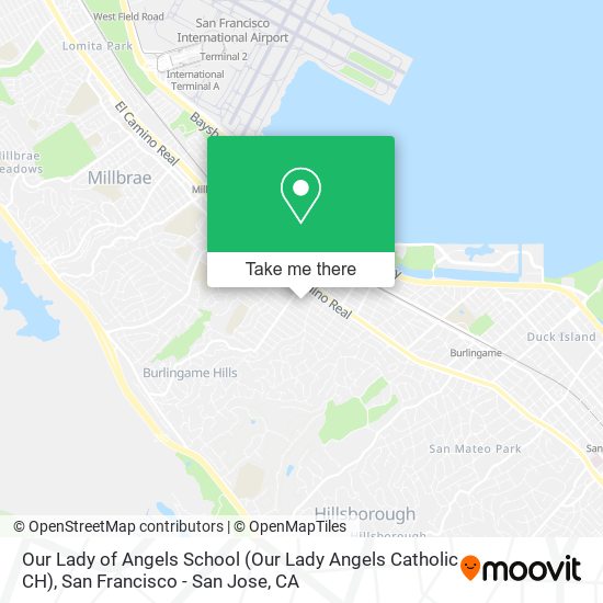 Our Lady of Angels School (Our Lady Angels Catholic CH) map