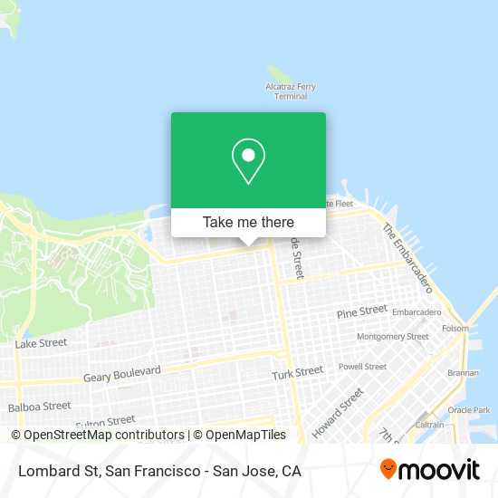 Lombard St map