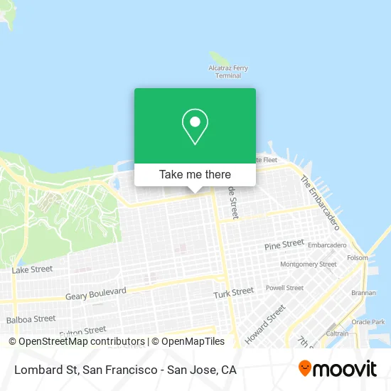 Mapa de Lombard St