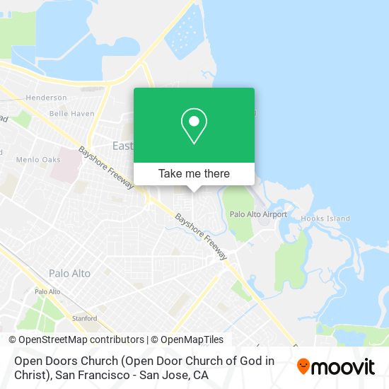 Mapa de Open Doors Church (Open Door Church of God in Christ)
