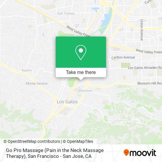 Go Pro Massage (Pain in the Neck Massage Therapy) map