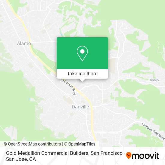Gold Medallion Commercial Builders map