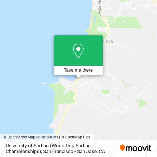 University of Surfing (World Dog Surfing Championships) map