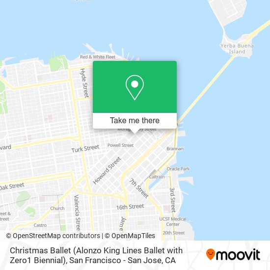 Christmas Ballet (Alonzo King Lines Ballet with Zero1 Biennial) map